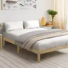 Oikiture Wooden Bed Frame Double Single King Single Size Timber Base