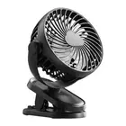 Mini Adjustable Clip-on Fan Quiet USB Table Fan Desktop Fan for Bedroom Stroller