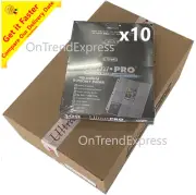 ULTRA PRO PLATINUM SERIES 9 POCKET CARD SLEEVES CASE 1000 PAGES 10 x BOX OF 100