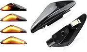 Turn Signal Lights for BMW 3 Series E46 316Ci 318Ci 320Cd 320Ci 323Ci 2X Smoked Led Side Mirror Dynamic Turn Signal Sequential Indicator Blinkers Turn Signal Lights