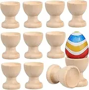 VALICLUD 24Pcs Wooden Egg Holders Egg Cups for Dining Storage Chic Design for Easter Celebrations Fine Craftsmanship with Smooth Finish Egg Container for Home