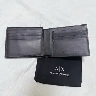 11月新品 轉售 Armani exchange男用短夾 附防塵袋