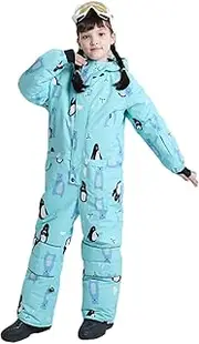 Womens Ski Jumpsuits, Cute Animal Shaped Winter Girls Snowsuit, Multifunctional Elastic Colorful Jumpsuits Snowsuits Windproof Winter Outdoors Snow Sports Ski Suit for Women Girls Helves