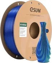 eSUN Silk Magic PLA Filament 1.75mm, Silky Bicolor 3D Printer Filament PLA, Dimensional Accuracy +/- 0.05mm, 1KG Spool (2.2 LBS) 3D Printing Filament for 3D Printers, Silk Green Blue