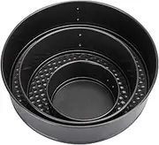qwmvhfg， Grill Pan Springform Pan Set Round Non-Stick Adjustable Cheesecake pan Removable Oven Bakeware Baking Kitchen(24CM)