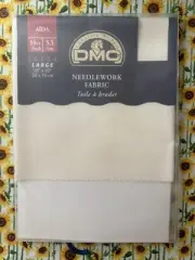 DMC Needlework Fabric Extra Large 20" x 30" Ivory 14 Count Aida #746