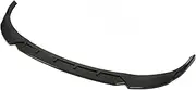[Kufoo] Front Bumper Splitter, Wear Proof Anti Aging Replacement Reduce Pressure Front Bumper Diffuser Guard for Car (Glossy Black)