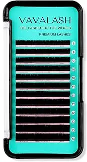 Eyelash Extensions 0.05 CC Curl 16mm Lash Extensions Supplies Individual Lashes Premium Silk Volume & Classic Lash Soft Matte Dark Professional Eyelashes Extension (0.05-CC-16mm)