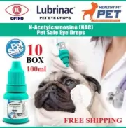10X Cataract Taurine Eye Drops for Dogs & Cats NAC 10 ML Drop Bottle Ships FAST