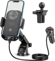 Magift Bluetooth FM Transmitter for Car - 3 in 1 Bluetooth Car Adapter with Phon