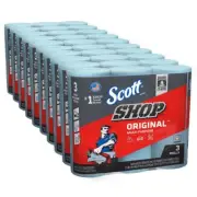 Blue 1-Ply 9x11 Shop Towel Cleaning Wipes (3-Pack Bundle of 10)