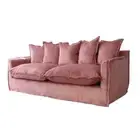 The Cloud 3 Seater Sofa with Blush Corduroy Slipcover