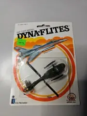 Vintage 1982 Dyna-Flites US Army Helicopter Metal Replica Zee Toy NIP NOS