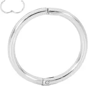 [365 Sleepers] Sterling Silver Handmade in Australia Hinged Hoop Nose Lip Ring Sleeper Earrings Nickel Free Hypoallergenic 8mm - 14mm