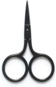 Small Black Modern Sewing Scissors, 2.5 Inch, , Ambidextrous, Stainless Steel, I