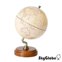 在飛比找松果購物優惠-【SkyGlobe】10吋仿古木質底座立體地球儀 (6.8折