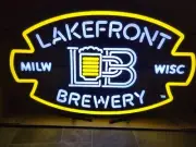 Lakefront beer led light up sign brewery riverwest Bar Pub Milwaukee new