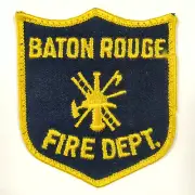 Patch, USA, Baton Rouge, Louisiana, Fire Department, Souvenir Woven Cloth Badge