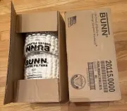 1850+ Commercial Coffee Filters 12-Cup Size 2 Boxes 1 M 500 1 Sealed & 1 Open