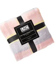 Lavish Home Sherpa Plaid Throw Blanket