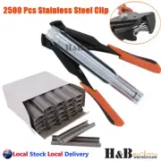 HeavyDuty C7 Hog Ring Gun Pliers C Clip Fence Fencing Nailer Wire Ringer 2500 SS