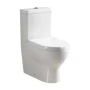 QLD KDK014 Back to Wall Box Rim Toilet Suite S-Trap 60-165mm, P-Trap 180mm