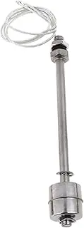 Amagogo Stainless Steel Float Switch, Double Ball Float Switch, Premium, Tank Liquid Water Level Switch for Garden Pond Swim Pool, 150mm