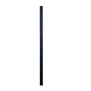 RapidFence 50 x 2100 x 50mm Black Capped In Ground Fence Post