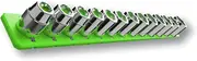 EZRED FSR38-G 3/8" Flexible Magnetic Socket Holder Rail, Green