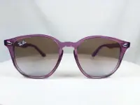 在飛比找Yahoo!奇摩拍賣優惠-『逢甲眼鏡』Ray Ban雷朋 全新正品 兒童太陽眼鏡 透明