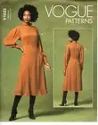 Vogue V1633 Misses 6 to 14 Fitted High Collar Dress Uncut Sewing Pattern