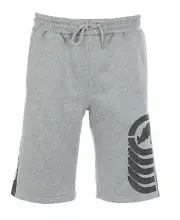 NWT ECKO UNLTD. MSRP $47.99 STACKED UP MEN GRAY ADJUSTABLE PULL ON SHORTS SIZE S