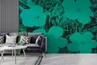 3D Grass Floral Wallpaper Wall Mural Removable Self-adhesive 26