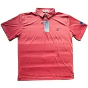 NWT Bald Head Blues Polo Golf Shirt MadJax SPF50+ Pink XL Men