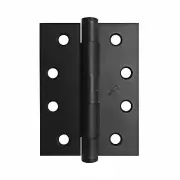 Pinnacle 100mm Black Fixed Pin Butt Hinge - 2 Pack