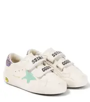 [Golden Goose Kids] Golden Goose Kids Old School glitter leather sneakers UK 9 white