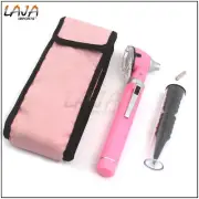 (LIGHT-PINK) Fiber Optic Mini Otoscope, LED illumination, Diagnostic Instruments