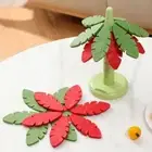 Heat Resistant Tree Shape Table Mat Silicone Placemats Teapot Hot Pots