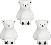 Nail Art Brush Stand Cute Bear Shape Prevent Rolling Drawing Pens for Travel