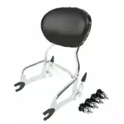 Sissy Bar Backrest & Mounting Spools Fits For Indian Springfield 2016-2024