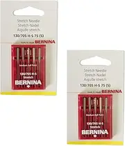 Genuine Bernina Sewing Machine Needles Stretch 75/11 for Jersey Stretch and Knit (1)