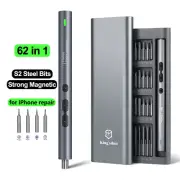 62 in 1 Precision Electric Screwdriver Sets Tool with LED Light For Phone Laptop