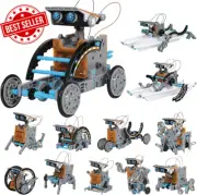 12-in-1 Solar Robot Kit DIY Building Toy, Science Experiment, Gift for Kids 8-12