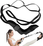 Uoqpty Stretching Strap with Loops - Hamstring Stretch Strap,Exercise Bands Adjustable Resistance for Pilates Travel Calf Muscle Gym Training Sports Ankle