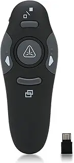 Presentation Clicker, Ergonomic Wireless Presenter Remote with USB Wireless Receiver, Office PPT PowerPoint Presentation Remote for Computer Laptop