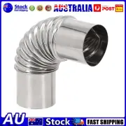 Rust Proof Stainless Steel Flue Pipe Elbow For Durable For Stove Installation