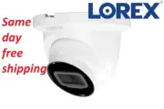 Lorex 2K 4MP IP Wired Turret Security Camera with Listen-In Audio Smart Motion