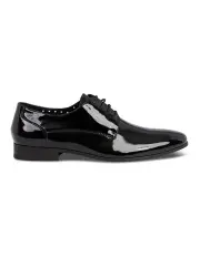 [yd.] Prize Patent Leather Shoe in Black