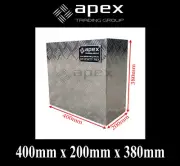 BRAND NEW ALUMINIUM UTE CAMPING JERRY CAN HOLDER TOOLBOX - JCH423