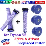 6 PACK For Dyson V6 Filter Pre & Post replace HEPA series vacuum cleaners